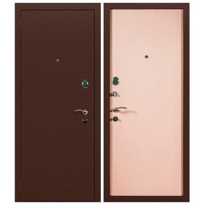 Дверь входная металлическая Бастион СД-12 венге светлый. Фото в интернет-магазине Большой