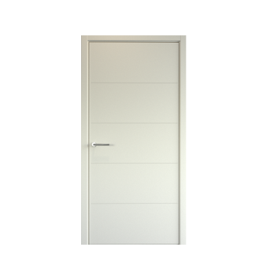 Дверь межкомнатная. Коллекция Эмаль, модель "Геометрия 4". Цвет латте. Фото в интернет-магазине Большой