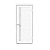 Дверь межкомнатная. Коллекция "XLINE" Модель  "XLINE 8"(стекло мателюкс). Цвет зеффиро эмалит текстурный. Фото в интернет-магазине Большой