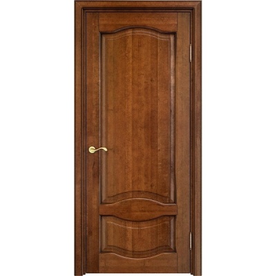 Дверь межкомнатная. Модель ОЛ-33. Цвет коньяк+патина. Фото в интернет-магазине Большой