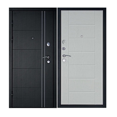 Дверь входная металлическая Дверной Континент Теплолюкс беленый дуб. Фото в интернет-магазине Большой