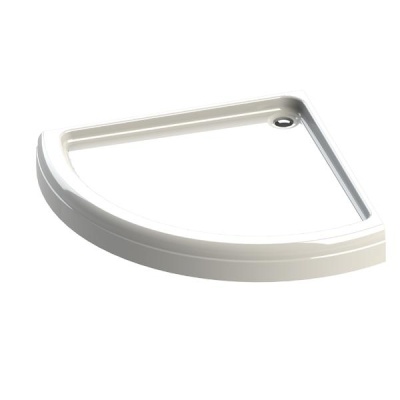 Душевой поддон Radomir 900х900 (к шторке SMC, радиальный поддон на раме-подставке с устройством слива)