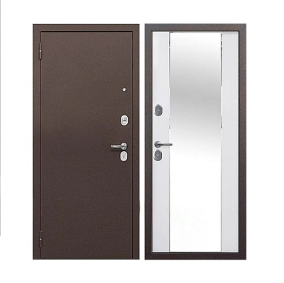 Дверь входная металлическая Дверная биржа Цитадель  Тайга зеркало. Фото в интернет-магазине Большой