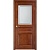 Дверь межкомнатная, остекленная. Модель №5. Цвет коньяк. Фото в интернет-магазине Большой