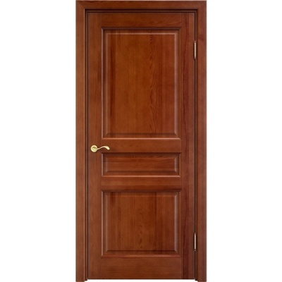 Дверь межкомнатная. Модель №5. Цвет коньяк. Фото в интернет-магазине Большой