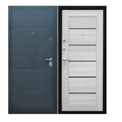 Дверь входная металлическая Дверной Континент Эверест (царга) Сандал серый. Фото в интернет-магазине Большой