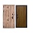 Дверь входная металлическая Дверьберг Вертикаль WOOD/дуб сиена К7. Фото в интернет-магазине Большой