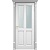 Дверь межкомнатная, остекленная. Модель №15. Белая эмаль. Фото в интернет-магазине Большой