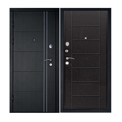 Дверь входная металлическая Дверной Континент Теплолюкс  венге. Фото в интернет-магазине Большой