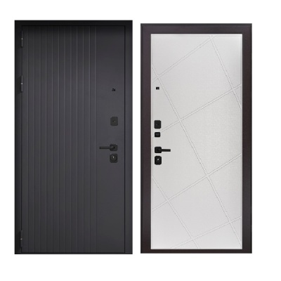 Дверь входная металлическая Дверьберг Стайл Т90/эмаль белая 2530. Фото в интернет-магазине Большой