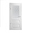 Дверь межкомнатная. Коллекция Галерея, модель "Эрмитаж 2" (стекло Ромб), Viny. Цвет белый. Фото в интернет-магазине Большой