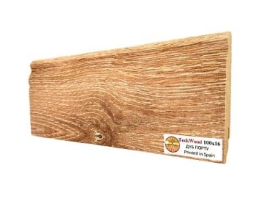 Плинтус МДФ TeckWood Дуб Порту 100*16*2150 мм