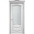 Дверь межкомнатная, остекленная. Модель ОЛ-33. Белая эмаль. Фото в интернет-магазине Большой