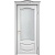 Дверь межкомнатная, остекленная. Модель ОЛ-33. Белая эмаль. Фото в интернет-магазине Большой