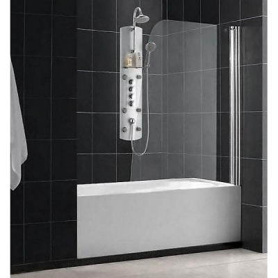 Шторка на ванну распашная маятниковая RGW Серия Screens SC-36 стекло прозрачное