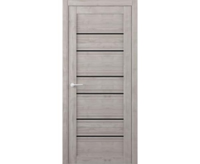 Дверь межкомнатная. Коллекция West, модель "Техас" (стекло черное), soft touch. Цвет графит. Фото в интернет-магазине Большой Дверь межкомнатная. Коллекция West, модель "Техас" (стекло черное), soft touch. Цвет графит. Фото в интернет-магазине Большой