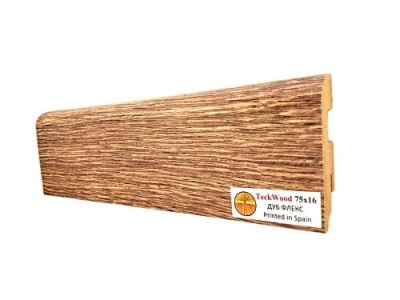 Плинтус МДФ TeckWood Дуб Флекс 75*16*2150 мм